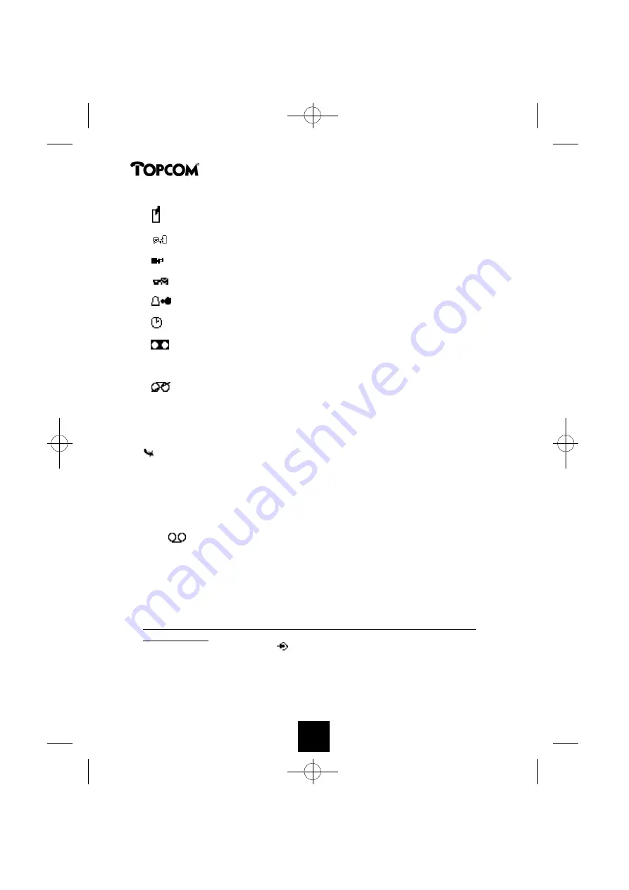 Topcom Cocoon 350 User Manual Download Page 59