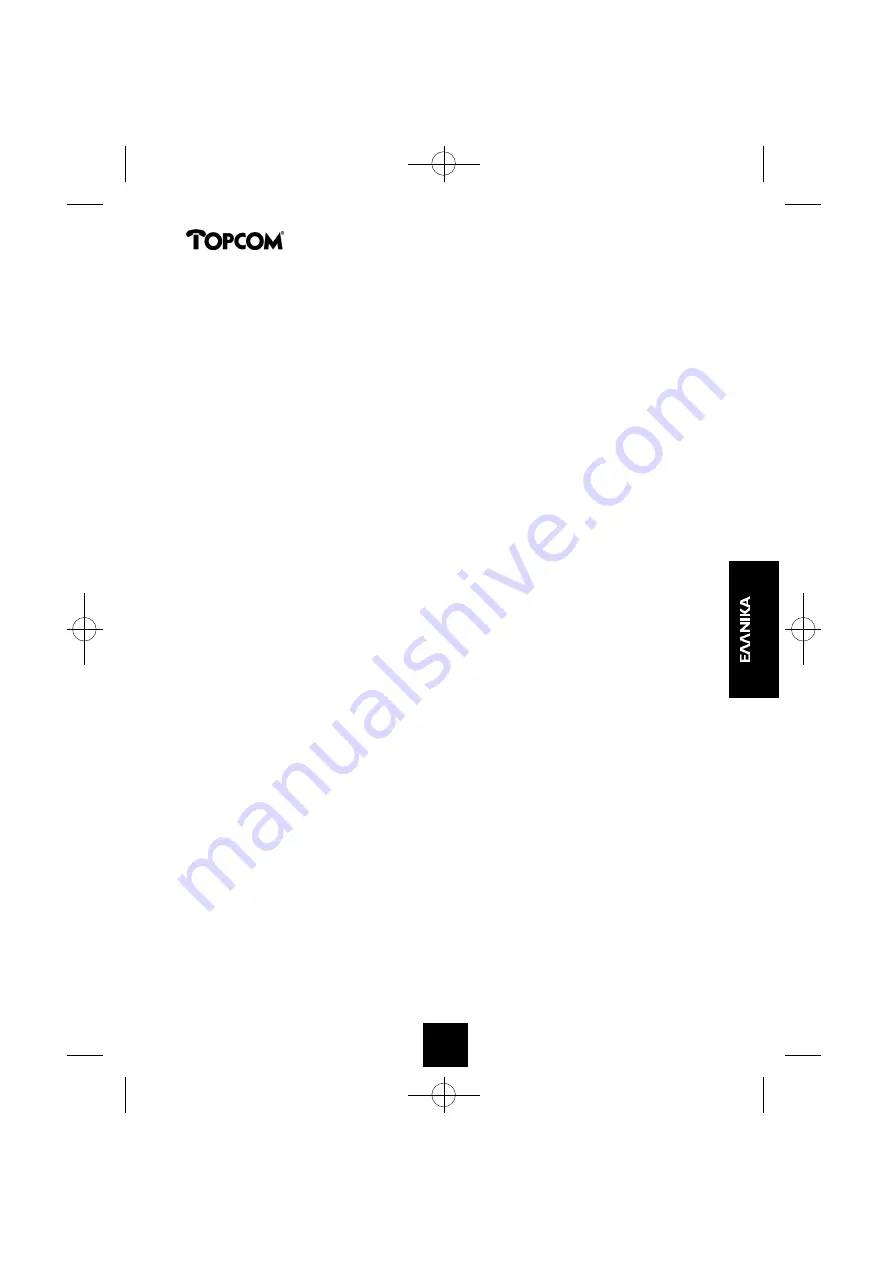 Topcom Cocoon 350 User Manual Download Page 68