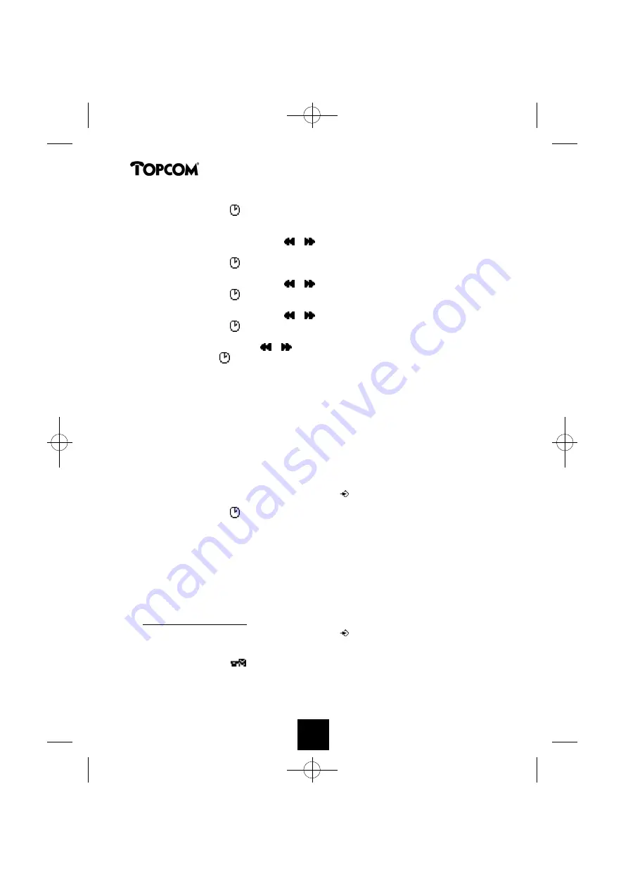 Topcom Cocoon 350 User Manual Download Page 97