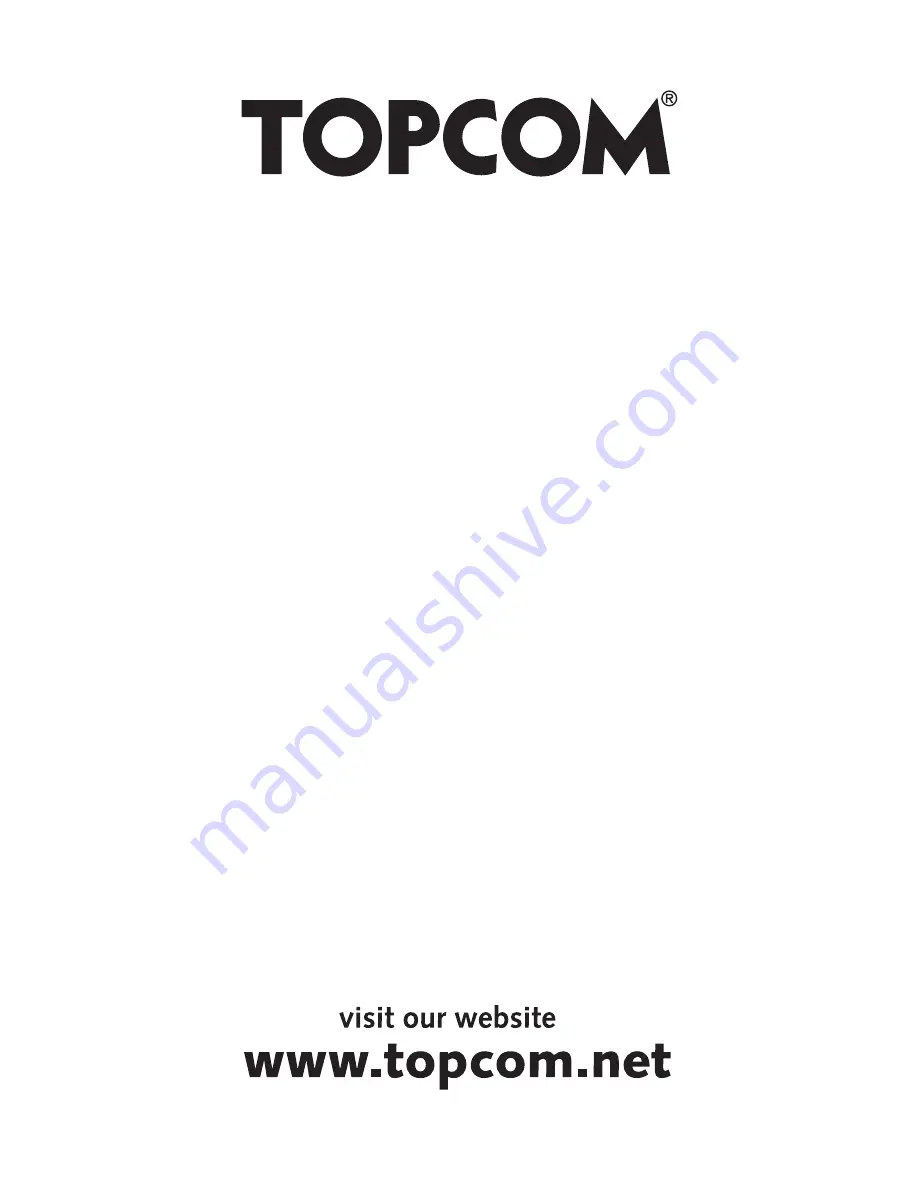 Topcom Cocoon 95 DUO User Manual Download Page 64