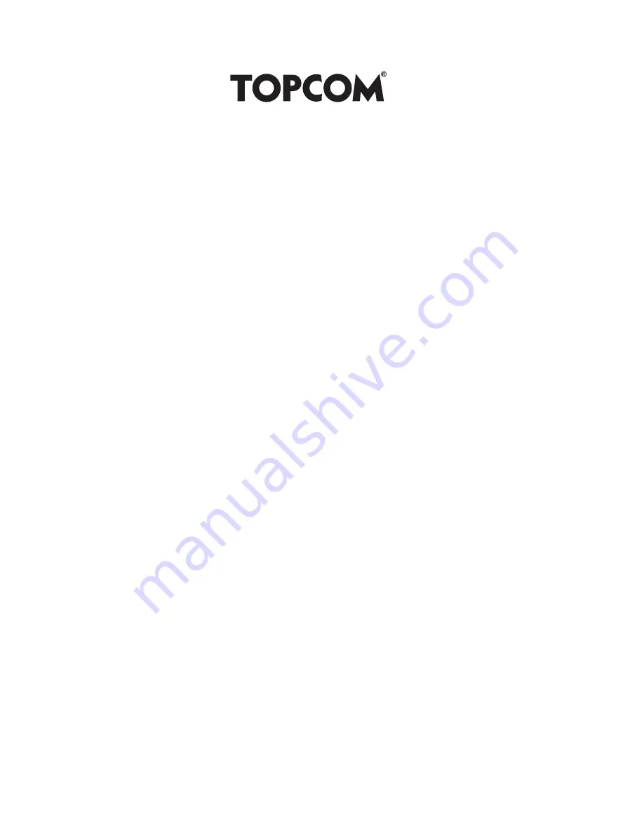 Topcom HB 8M00 User Manual Download Page 40