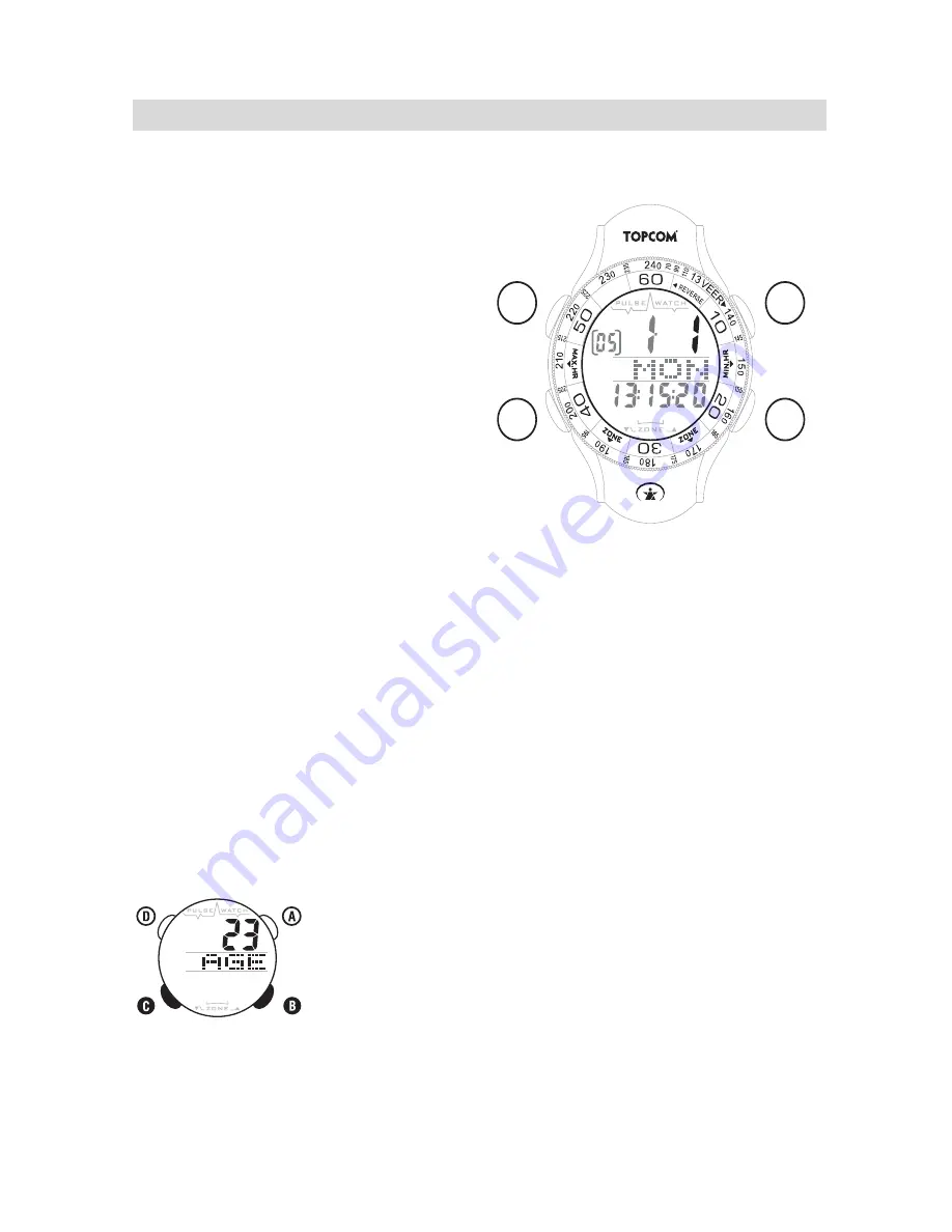 Topcom HBM Watch 1010 Elelgant User Manual Download Page 20