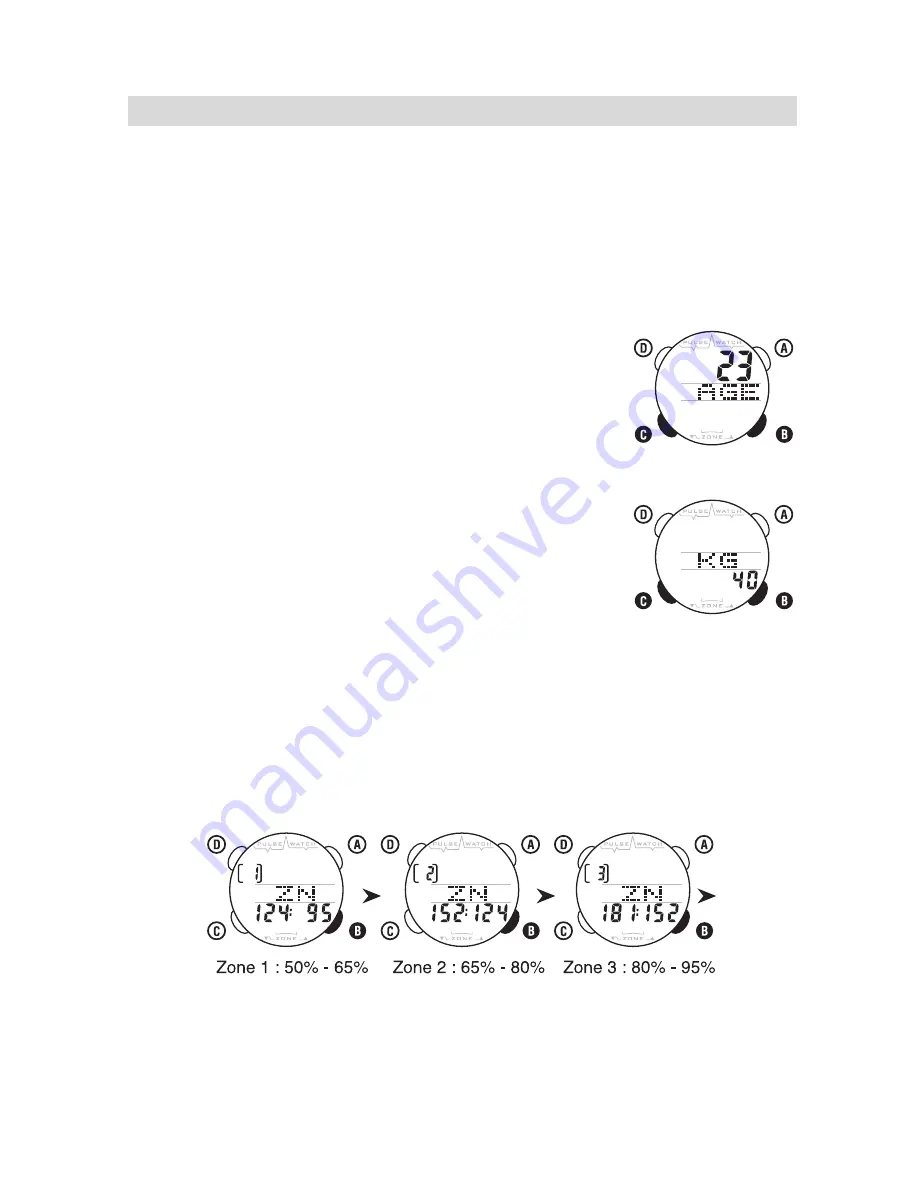 Topcom HBM Watch 1010 Sport User Manual Download Page 8