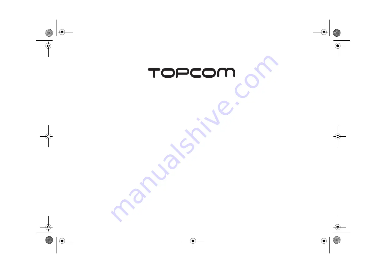 Topcom RC-6406 Manual Download Page 110