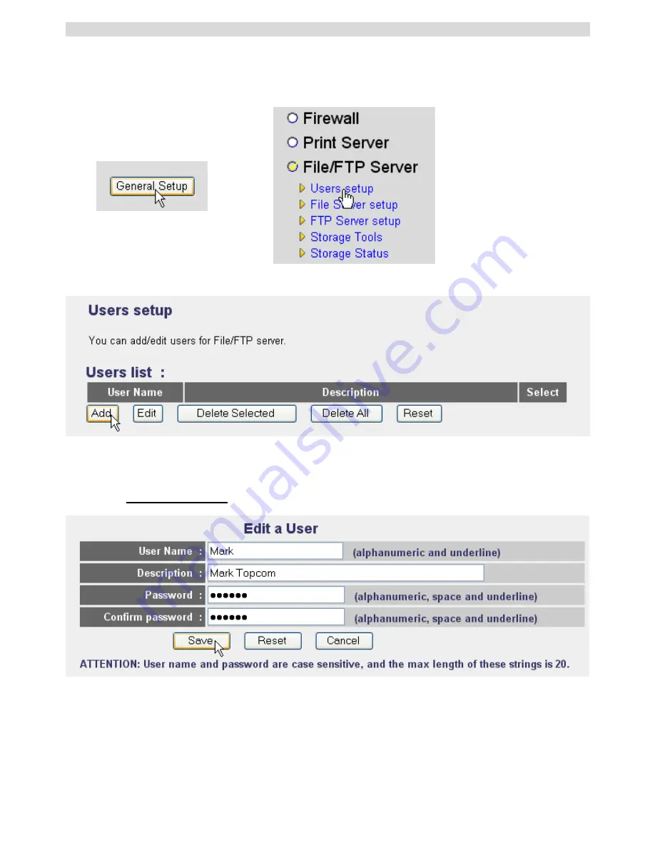 Topcom Skyr@cer WBR 7121 Quick Installation Manual Download Page 134