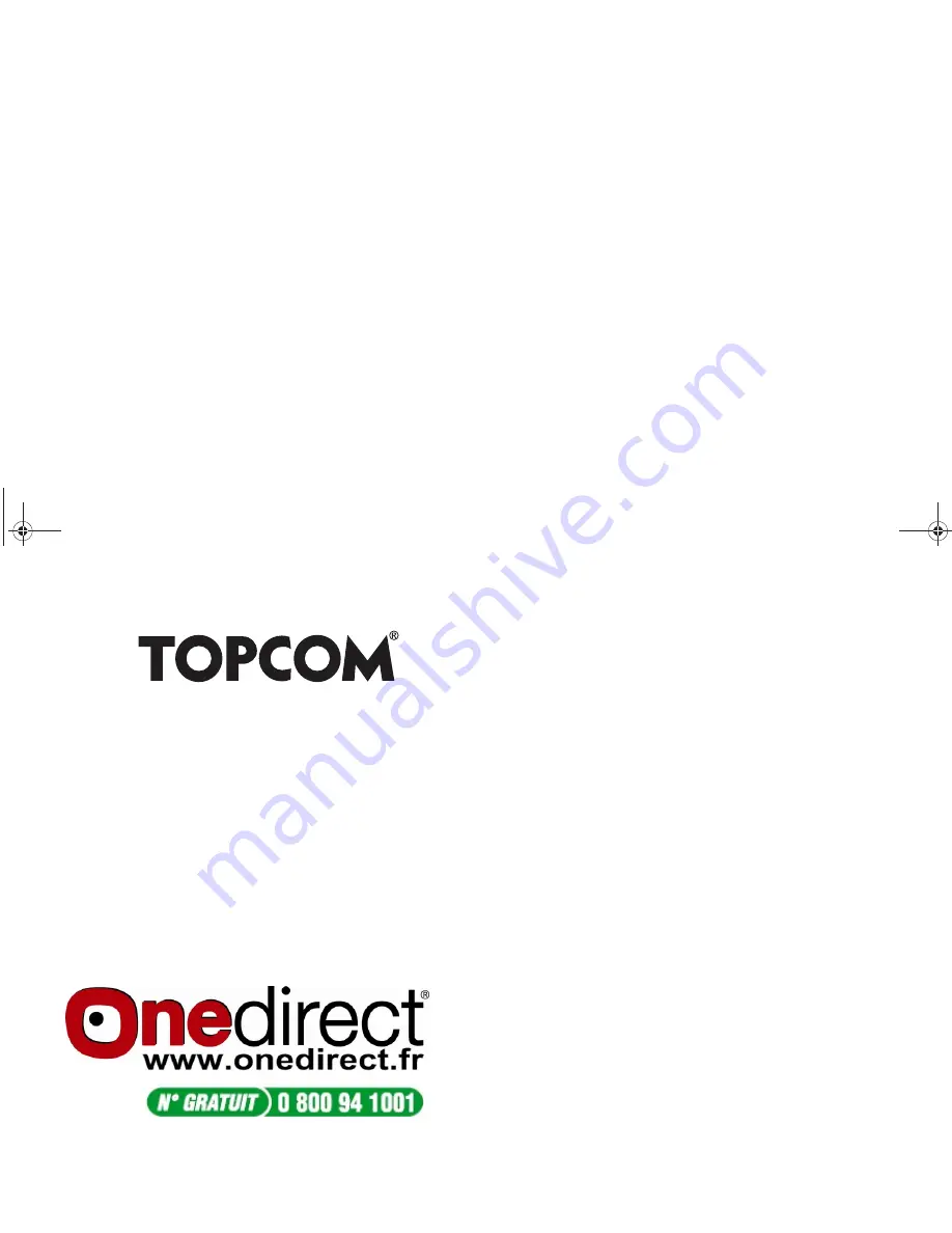 Topcom ULTRA SR1250 ECO Short User Manual Download Page 10