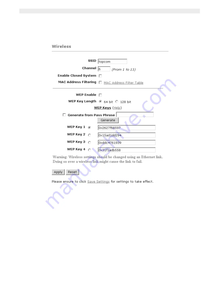 Topcom Webr@cer 1104 Quick Installation Manual Download Page 54