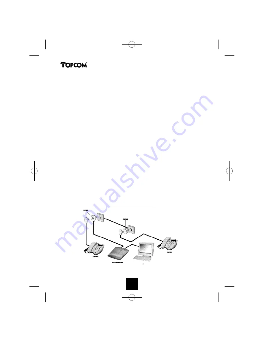 Topcom Webr@cer 851 PSTN Скачать руководство пользователя страница 40