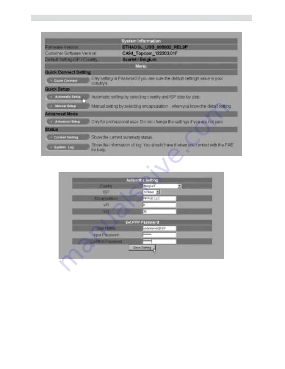 Topcom Webr@cer 881 PSTN Quick Installation Manual Download Page 40