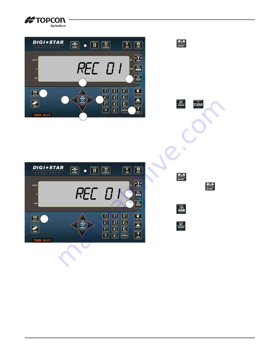 Topcon DIGI-STAR TMR3610 Operator'S Manual Download Page 42