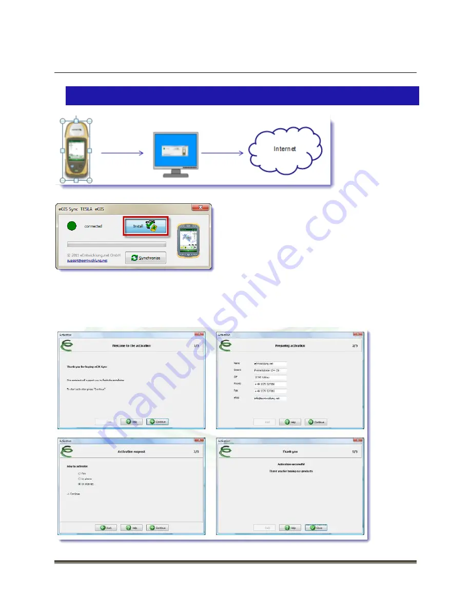 Topcon eGIS Activation Instructions Download Page 5