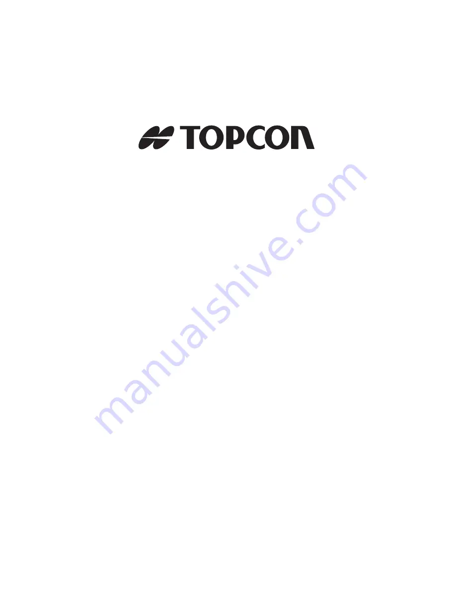 Topcon mmGPS 3D Paver Reference Manual Download Page 3