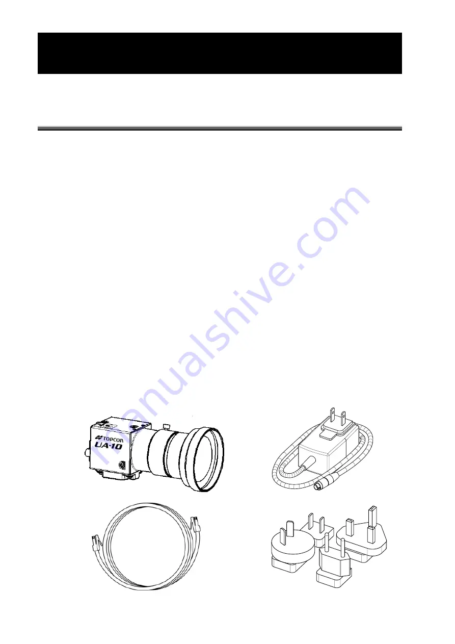 Topcon UA-10 Series Instruction Manual Download Page 18