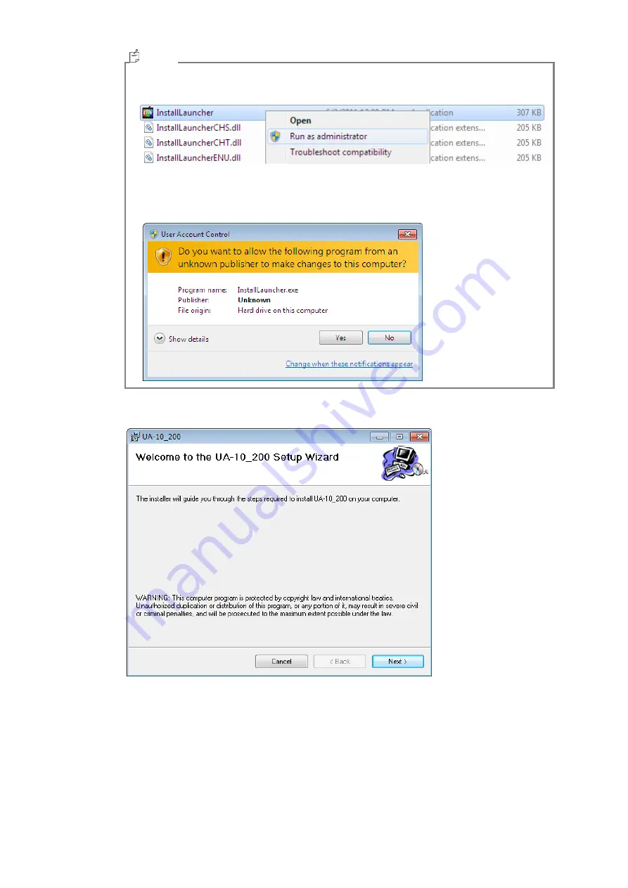 Topcon UA-10 Series Instruction Manual Download Page 30