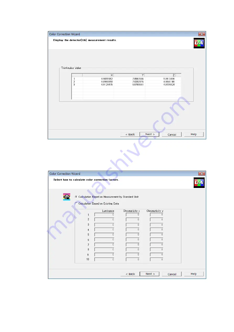 Topcon UA-10 Series Instruction Manual Download Page 124