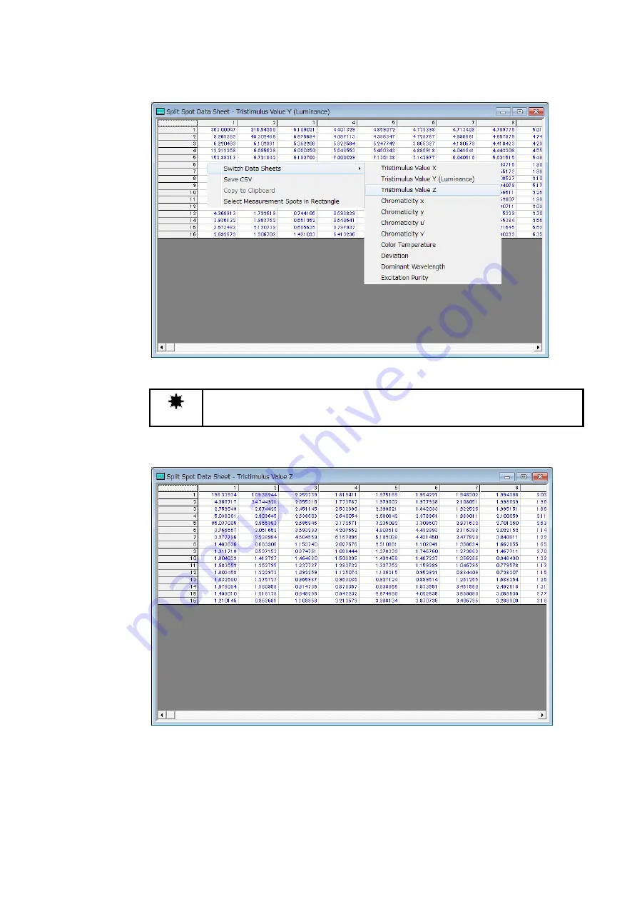 Topcon UA-10 Series Instruction Manual Download Page 307