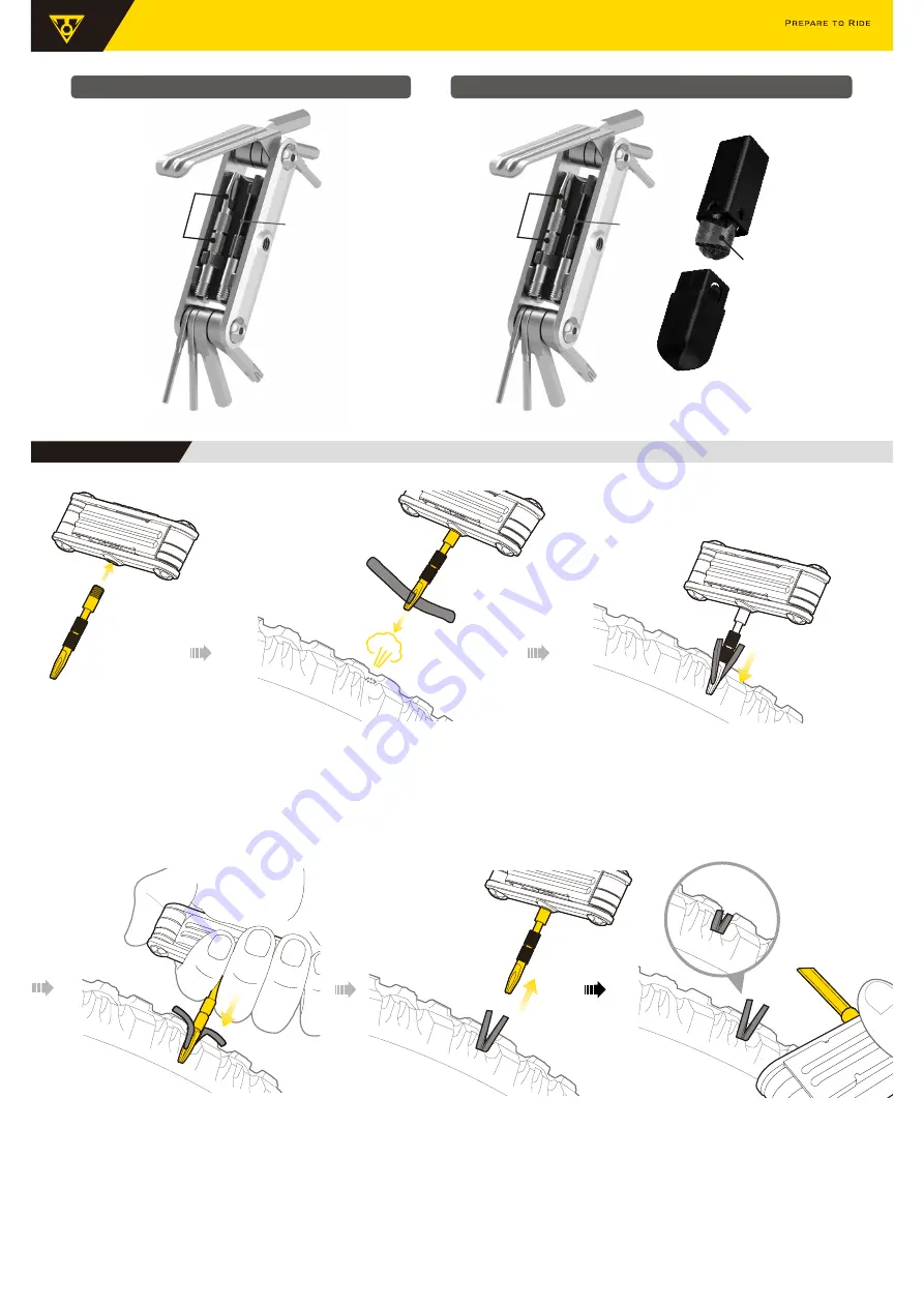 Topeak CO2 INFLATOR Series User Manual Download Page 1