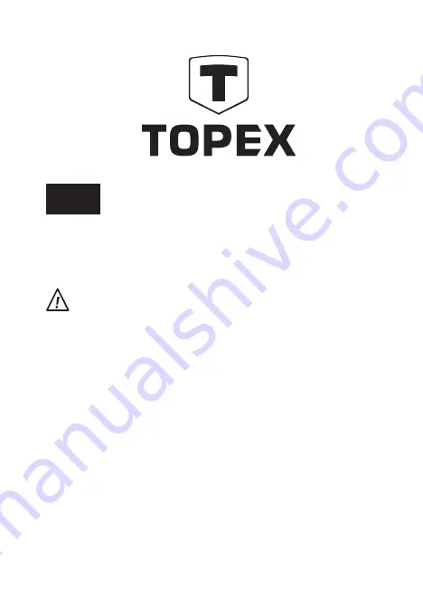 Topex 82S210 Instruction Manual Download Page 1