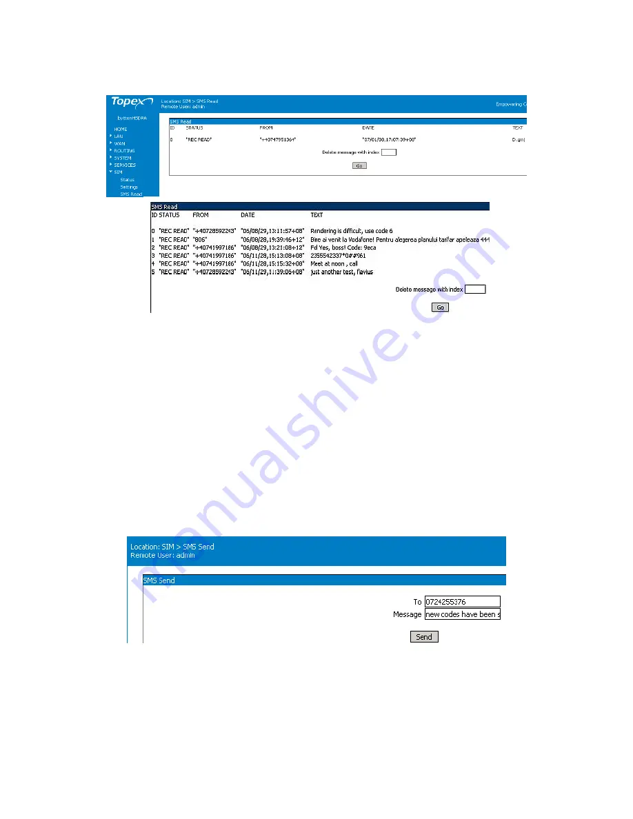 Topex Bytton HSDPA User Manual Download Page 64