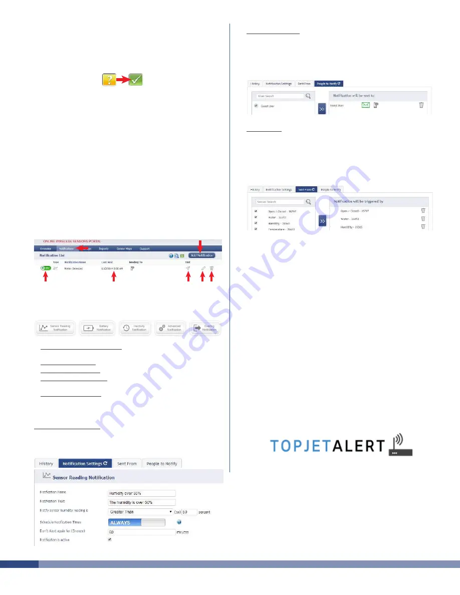 TopJet Alert Ethernet Gateway Quick Start Manual Download Page 2