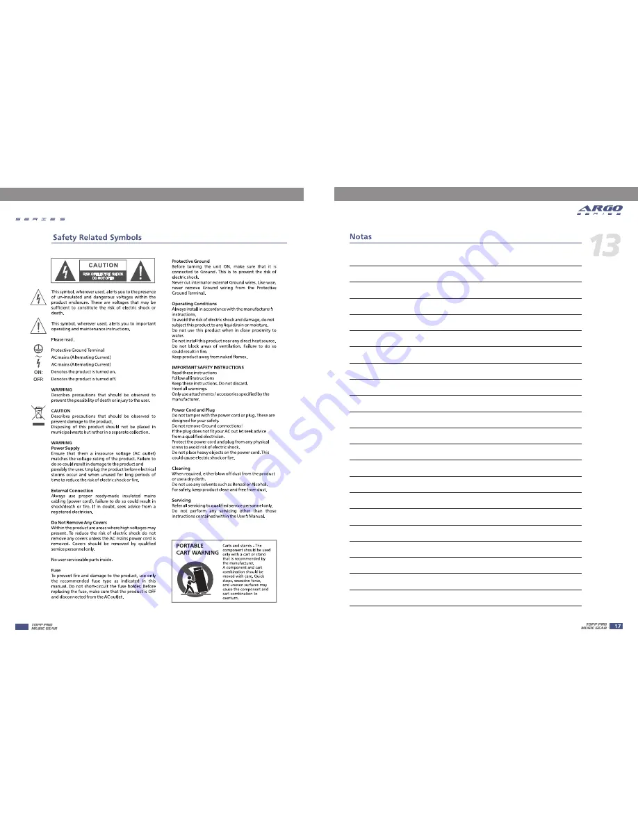 Topp Music Gear ARGO 10A User Manual Download Page 2