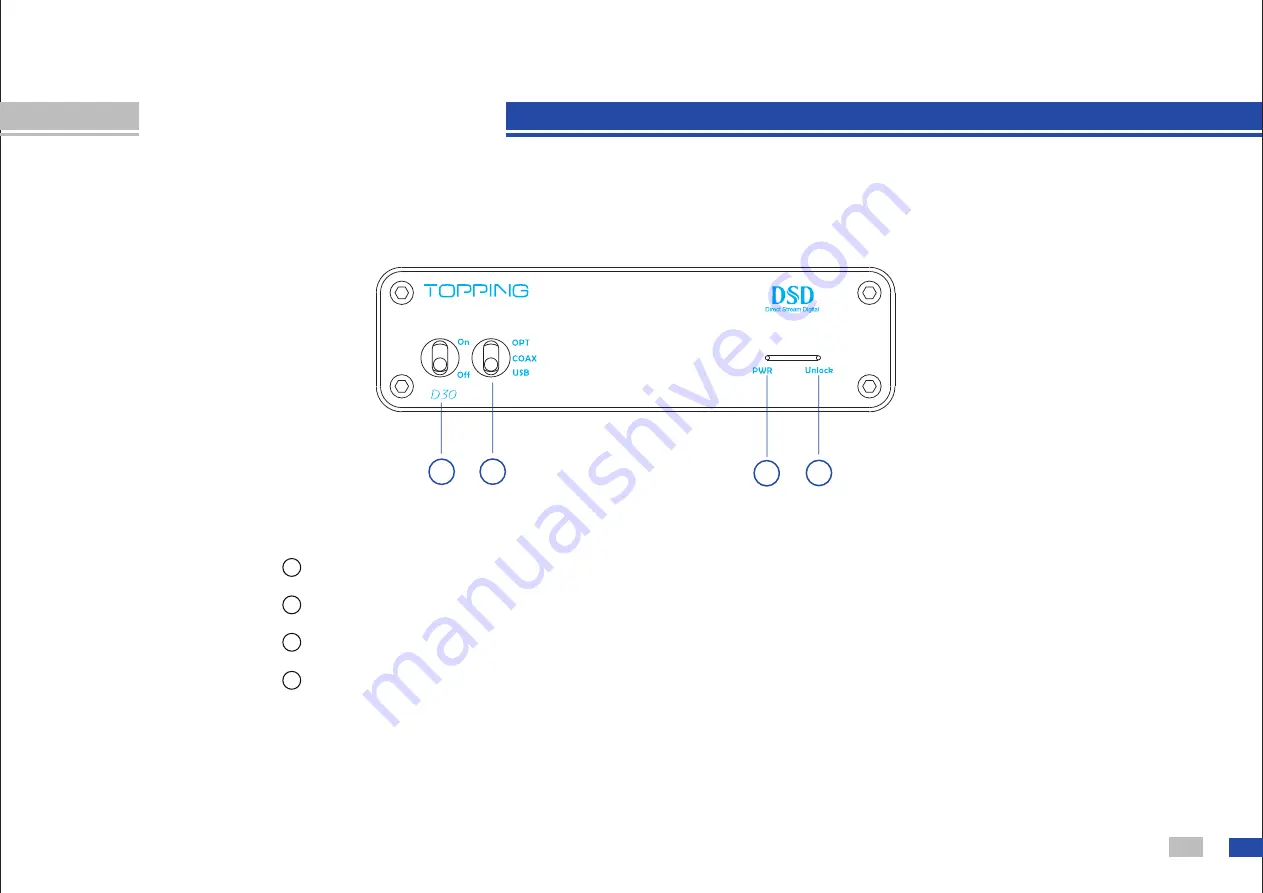 TOPPING DAC D30 User Manual Download Page 6