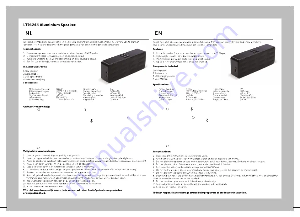 TOPPOINT LT91264 Скачать руководство пользователя страница 1