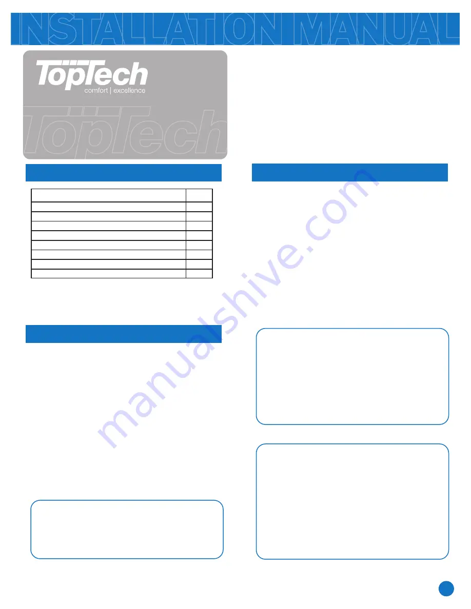 Toptech TT-N-751 Installation Manual Download Page 1