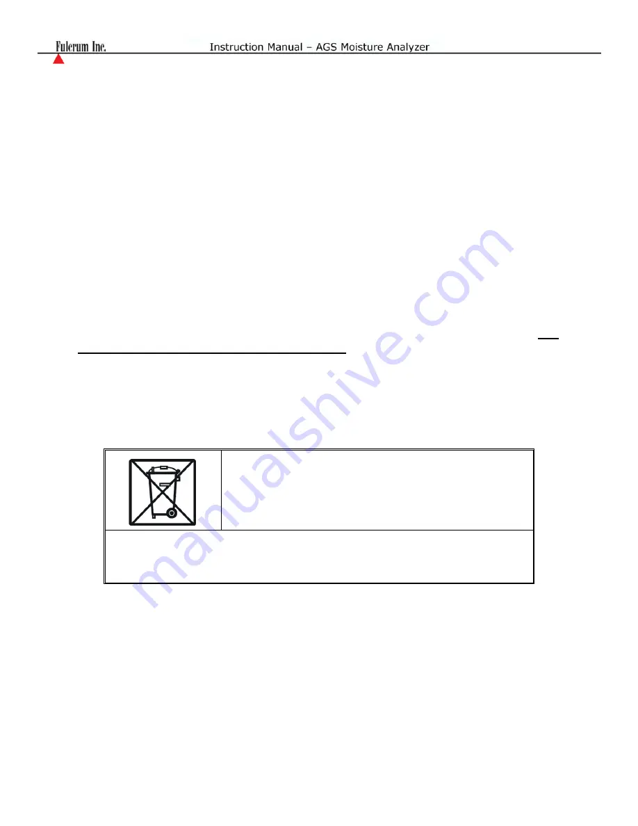 Torbal AGCN100 Instruction Manual Download Page 3