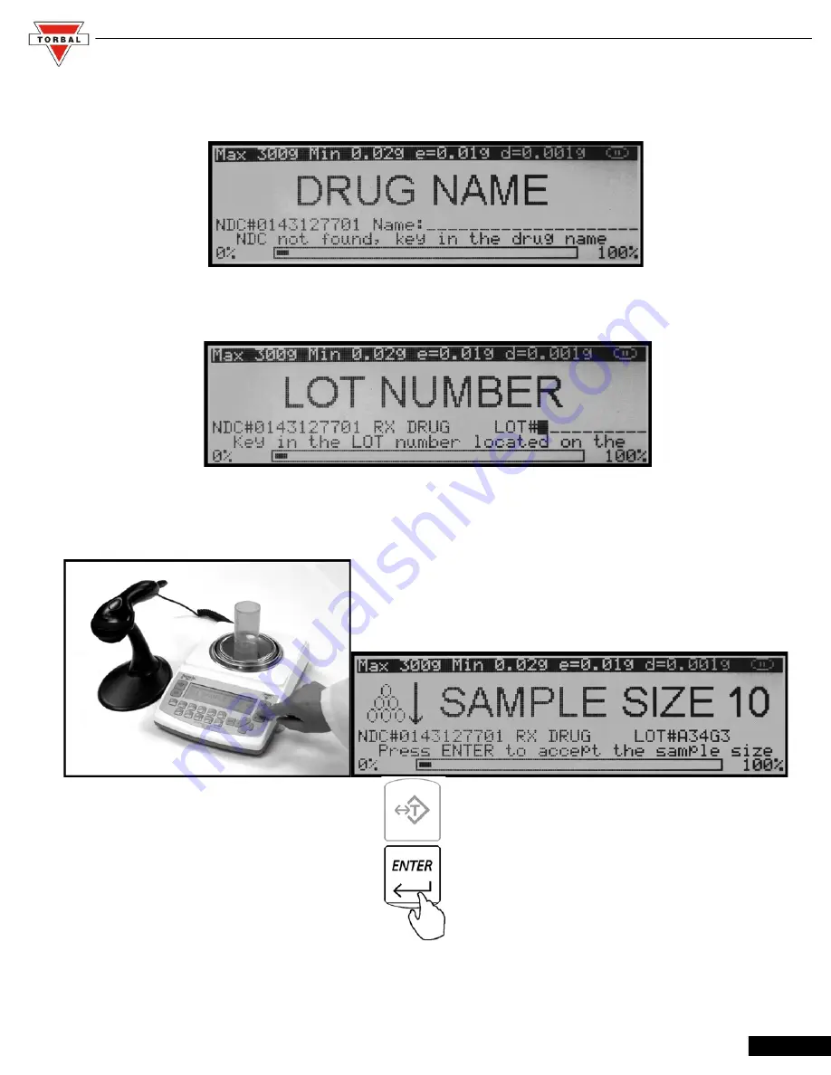 Torbal DRX 5 Series Instruction Manual Download Page 38