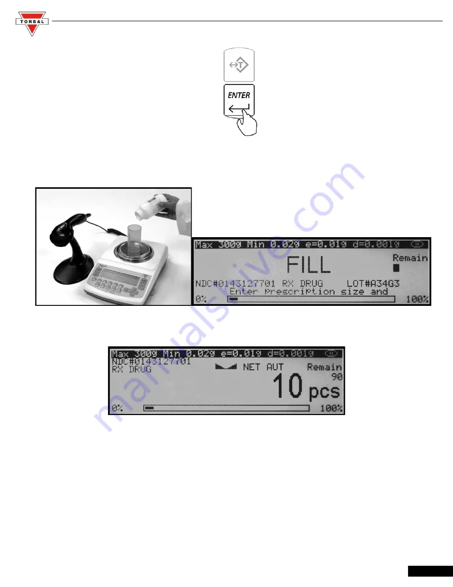 Torbal DRX 5 Series Instruction Manual Download Page 40