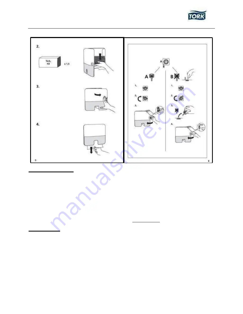 Tork Elevation H2 Xpress Mini Service And Parts Manual Download Page 4