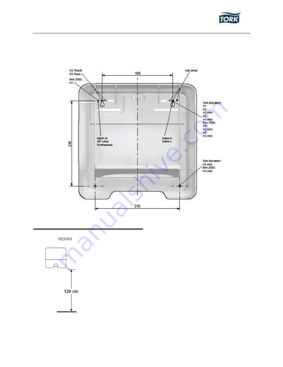 Tork Elevation H2 Xpress Mini Service And Parts Manual Download Page 6