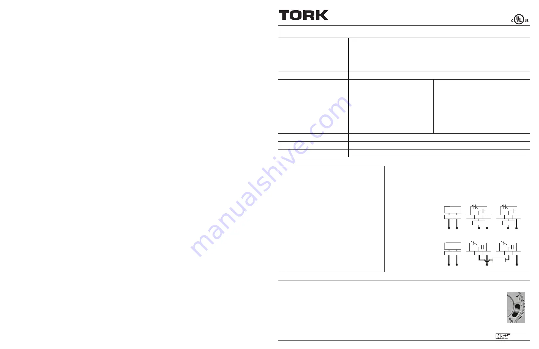 Tork TU40 Quick Start Manual Download Page 1