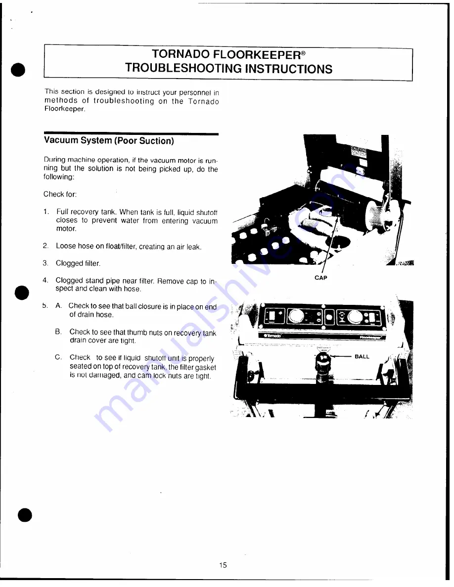 Tornado 24 Volt Preventive Maintenance And Troubleshooting Manual Download Page 17