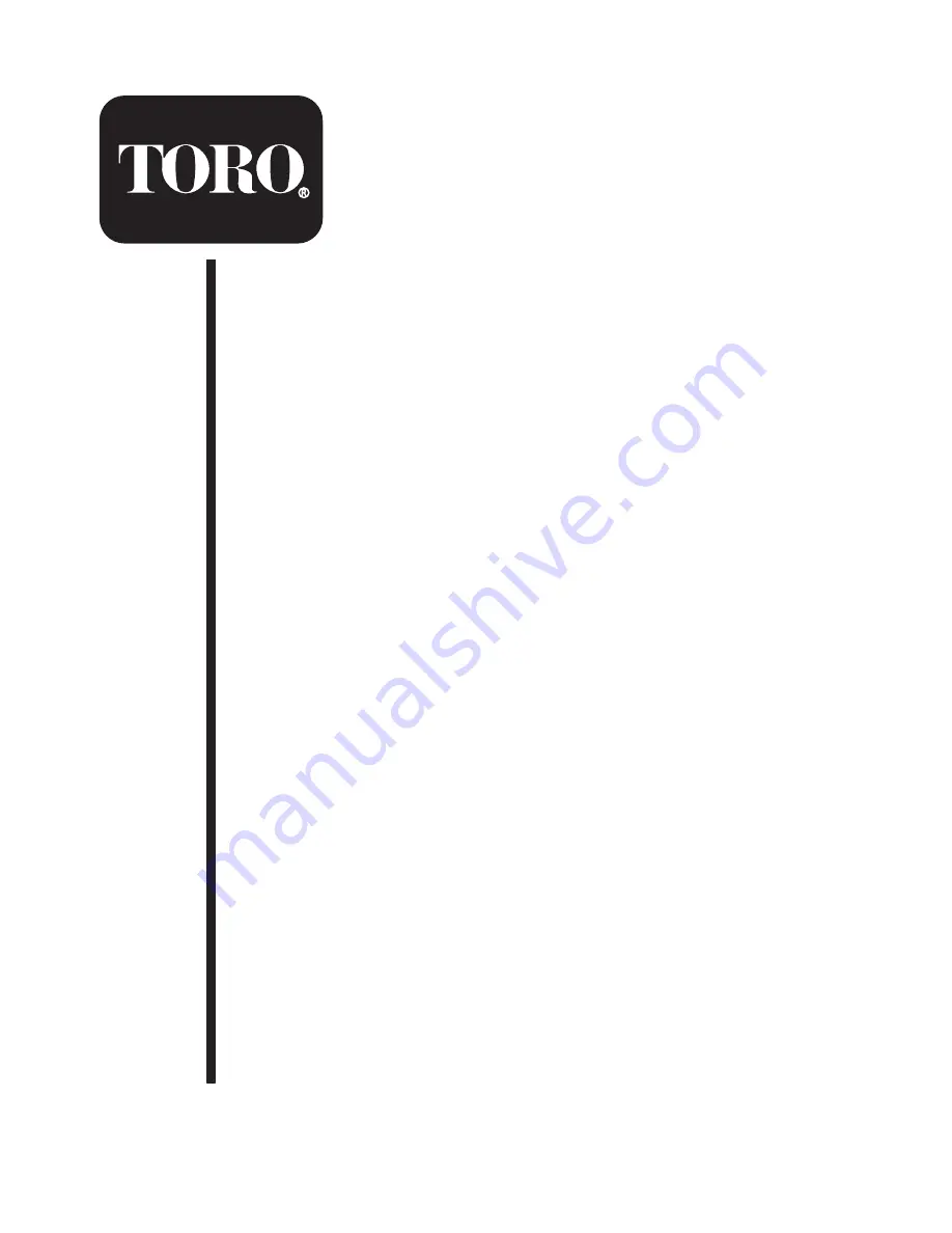 Toro 03247 Operator'S Manual Download Page 1