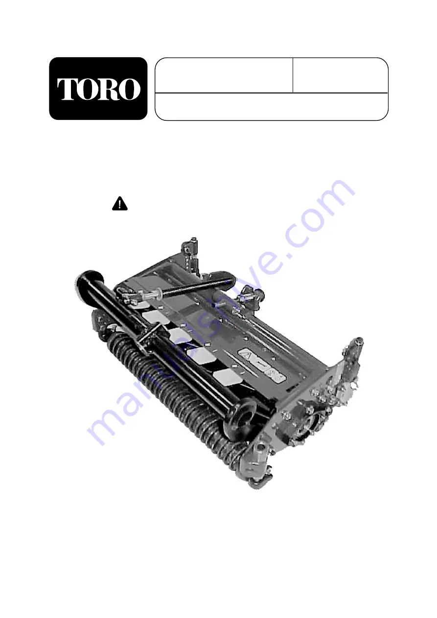 Toro 03857 Operator'S Manual Download Page 1