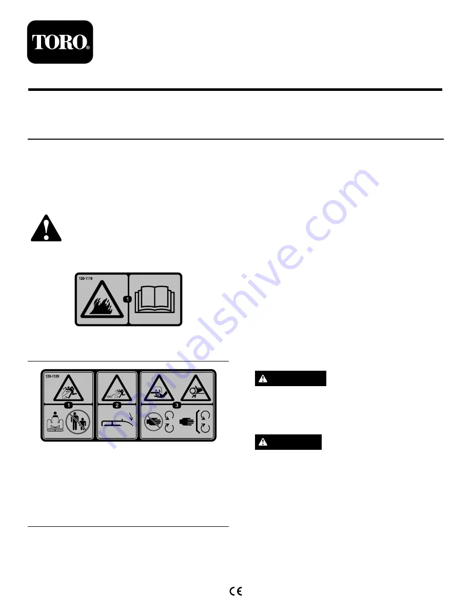 Toro 120-7750 Installation Instructions Download Page 1