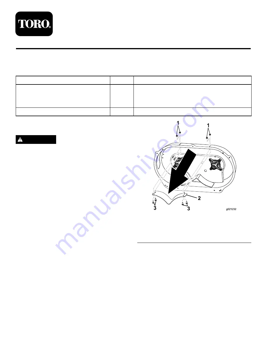 Toro 125-5064 Installation Instructions Download Page 1