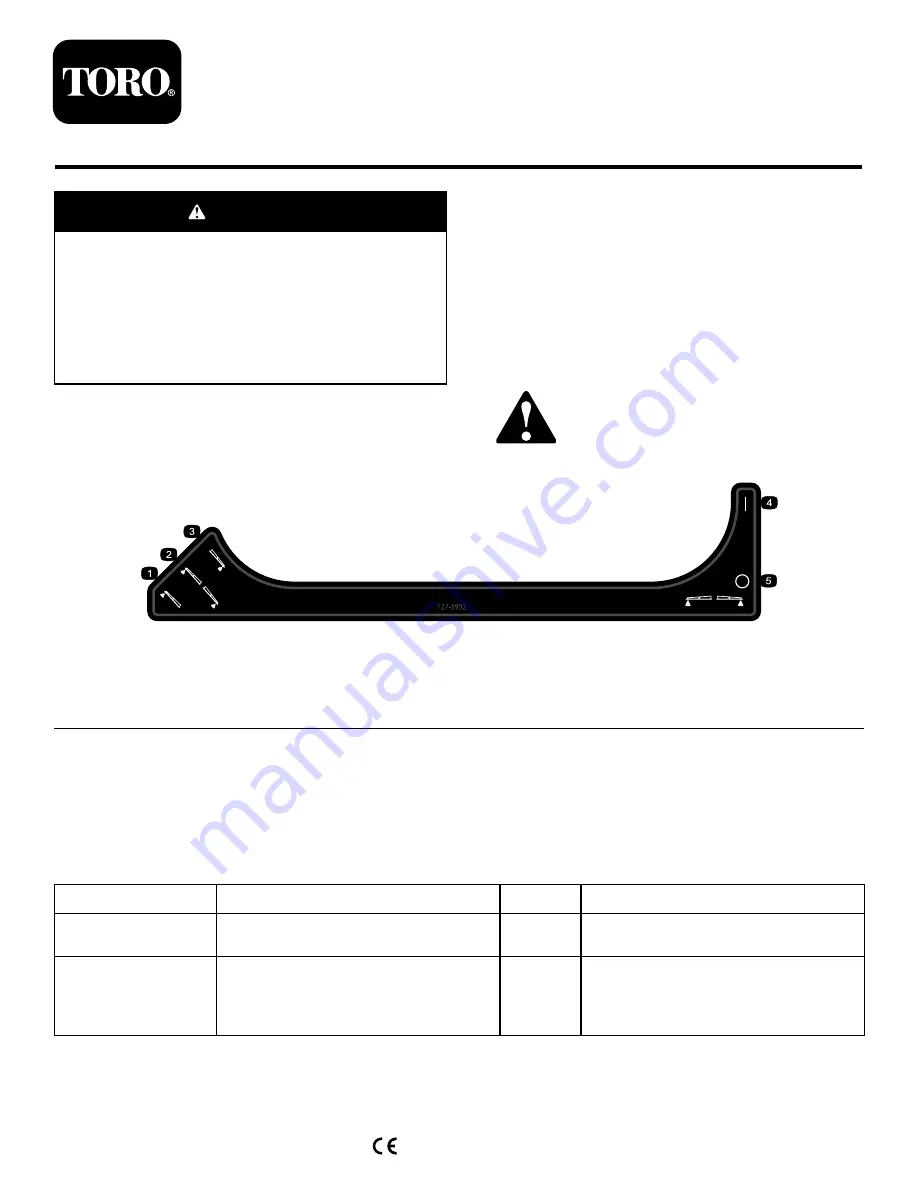 Toro 125-8121 Installation Instructions Download Page 1