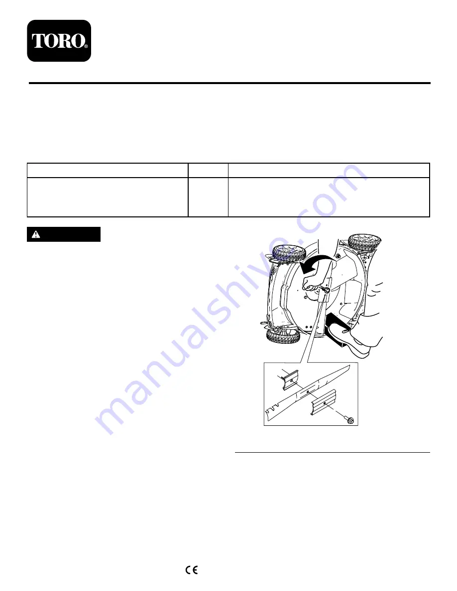 Toro 136-9125 Installation Instructions Manual Download Page 1