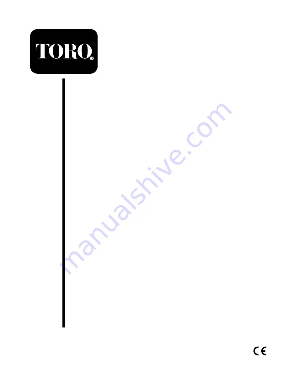 Toro 20828 Operator'S Manual Download Page 1