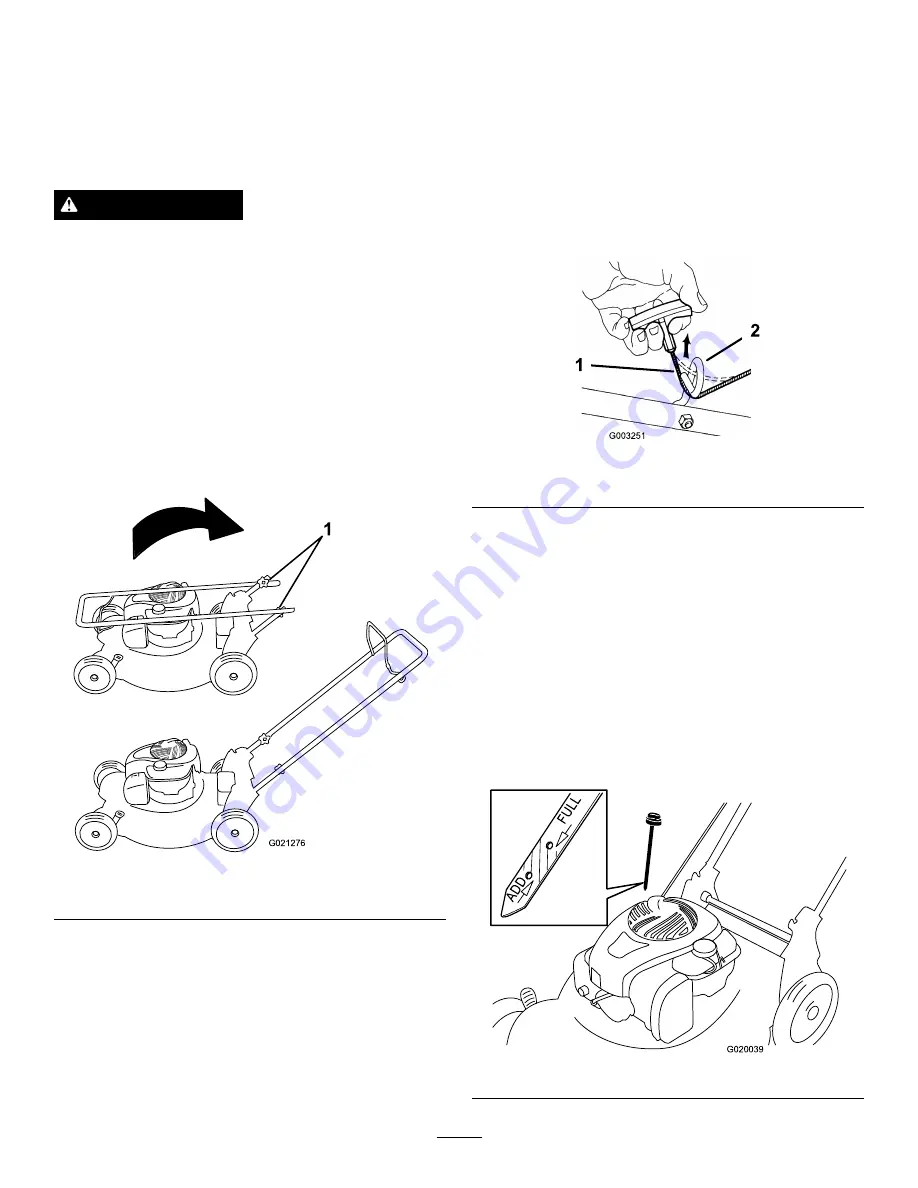 Toro 20in Recycler 20319 Operator'S Manual Download Page 22