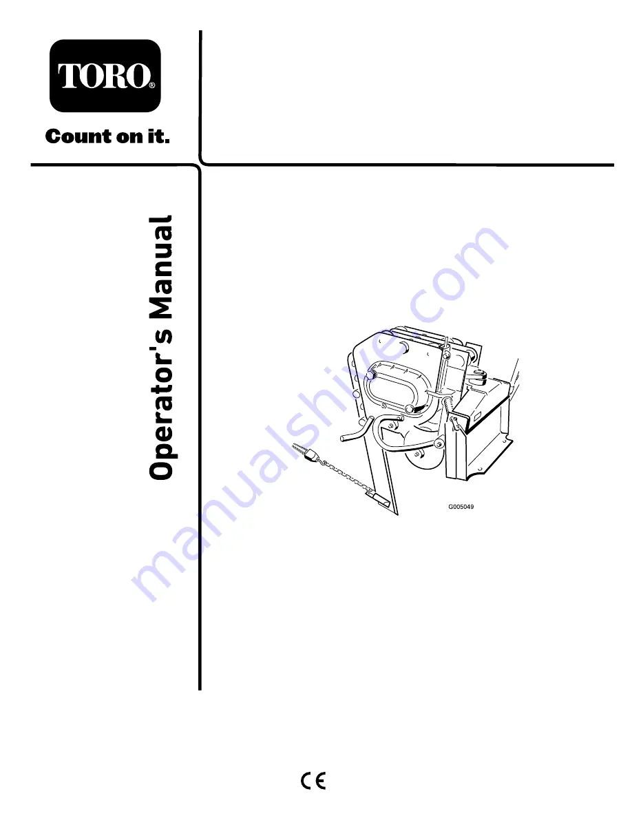 Toro 22911 Operator'S Manual Download Page 1