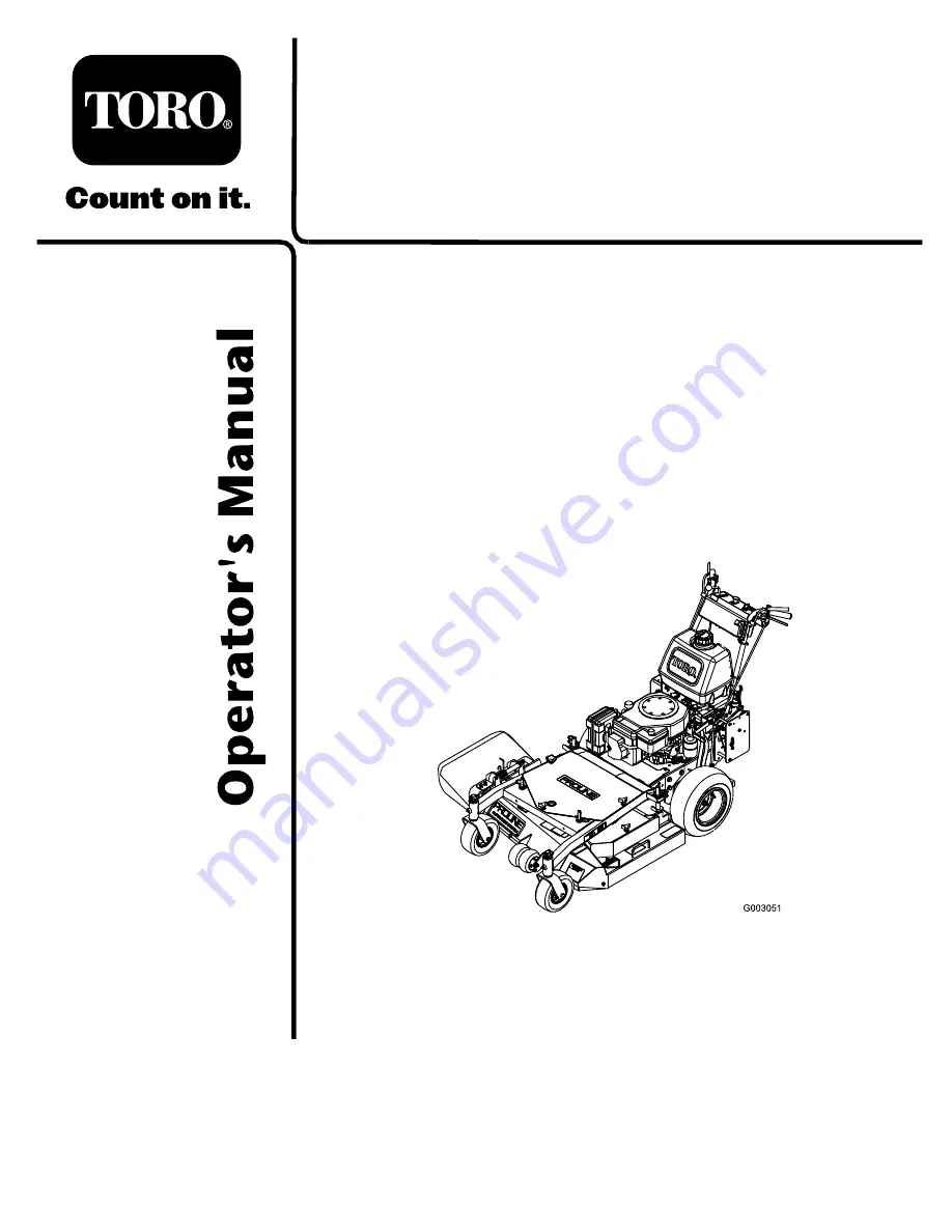 Toro 30433 Скачать руководство пользователя страница 1