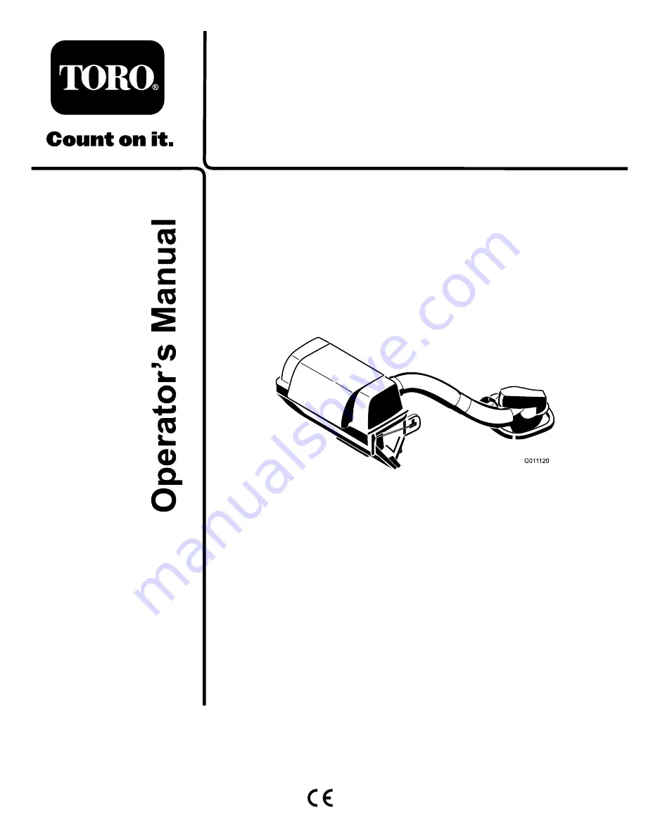 Toro 30460 Operator'S Manual Download Page 1