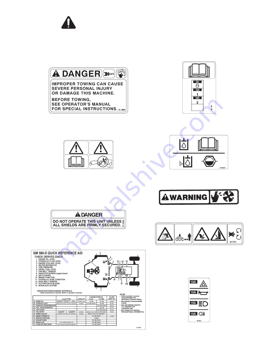 Toro 30581 Groundsmaster 580-D Operator'S Manual Download Page 5