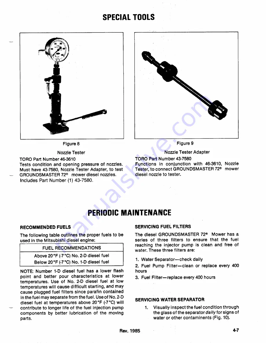 Toro 30780 Service Manual Download Page 105