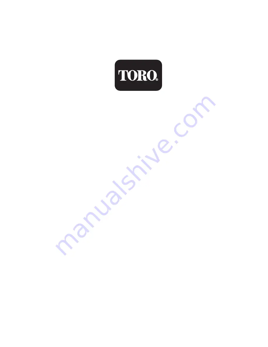 Toro 310000001 Operator'S Manual Download Page 23