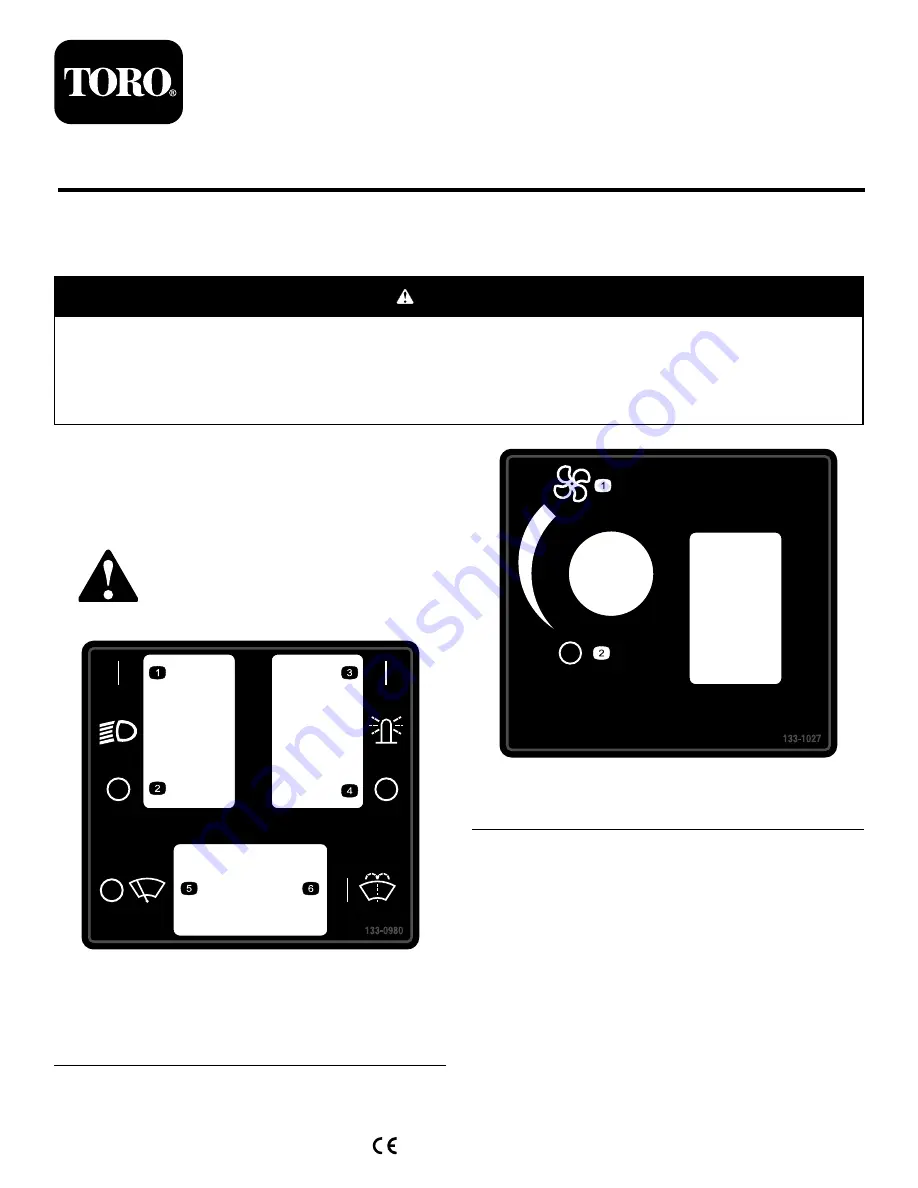 Toro 31351 Installation Instructions Manual Download Page 1